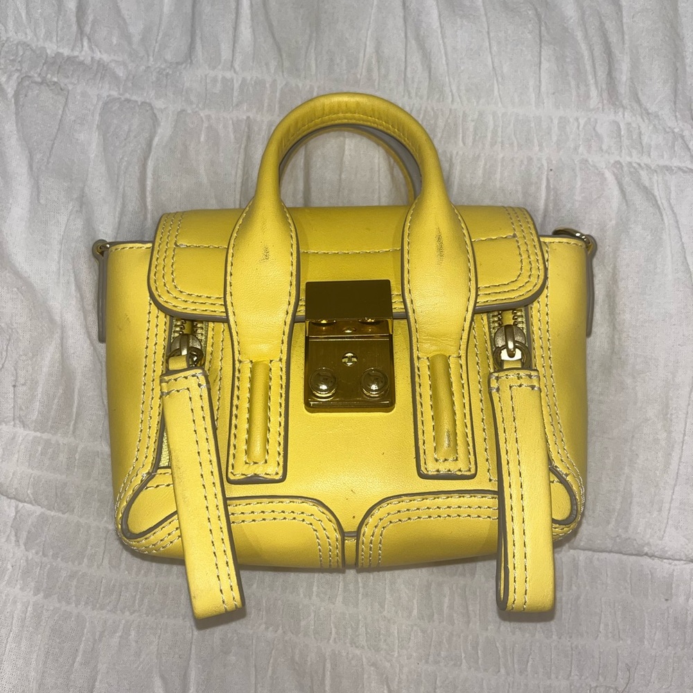 Authentic 3.1 Phillip Lim Pashli Nano Satchel in yellow